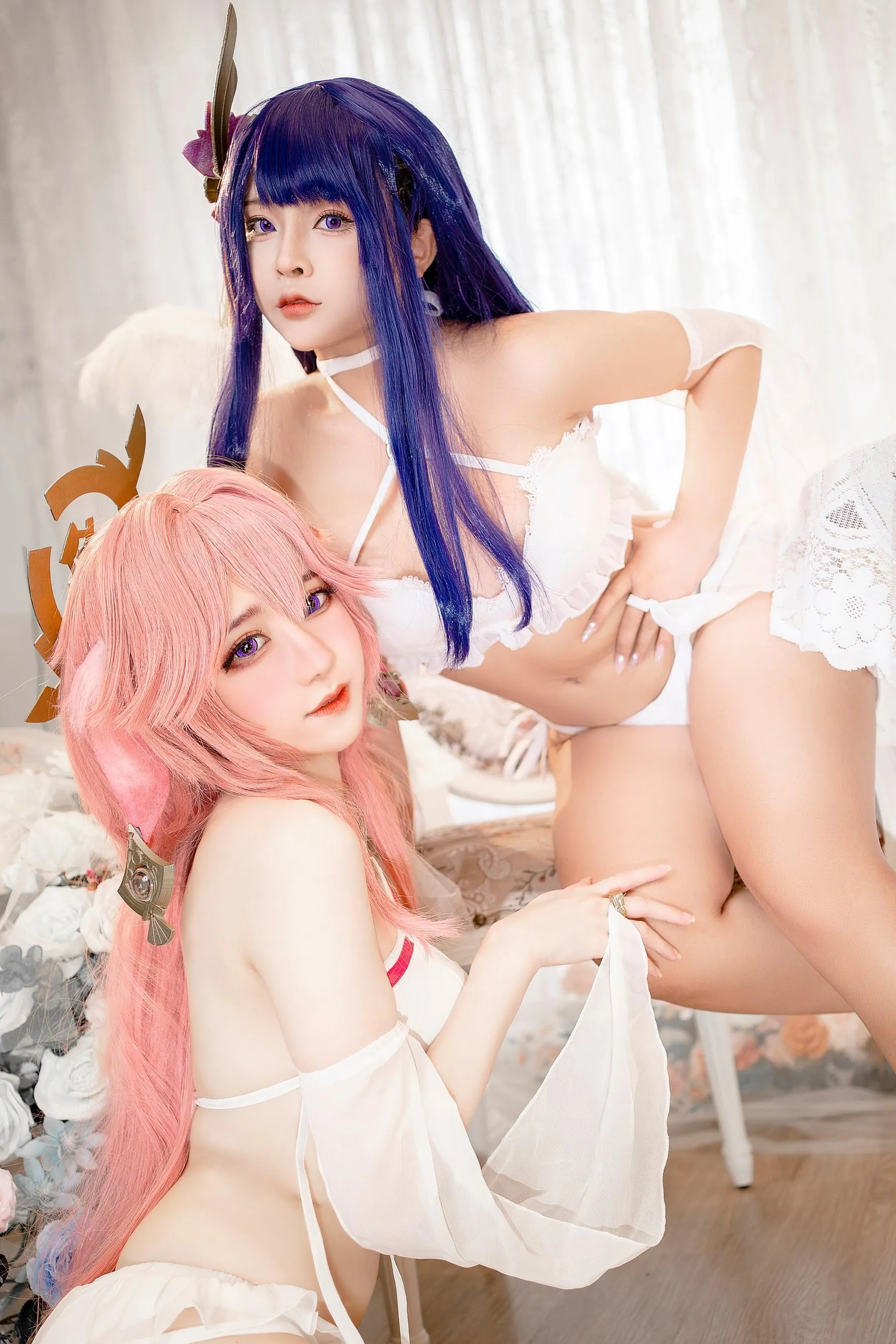 Sally Dorasnow – NO.54  x Sayo Momo Raiden Yae [21P]插图1